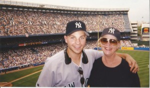 Taken the last day of the 1998 season. It was Joe DiMaggio Day and Bernie Williams won the batting title. 